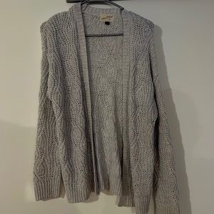 Grey XS oversized cardigan